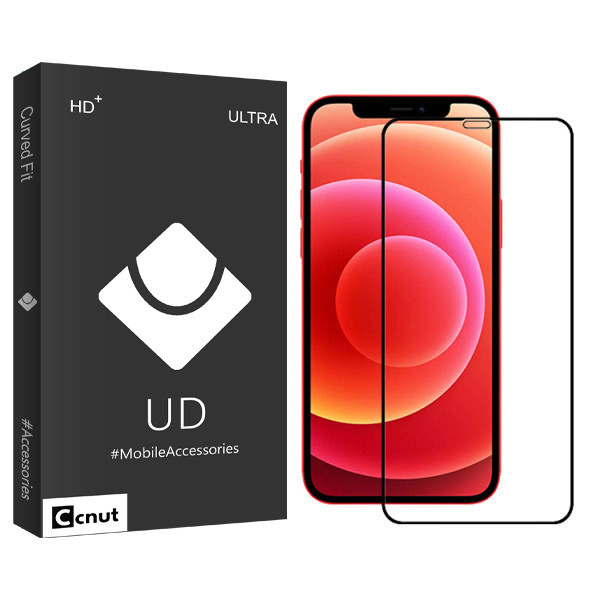 محافظ صفحه نمایش سرامیکی مات کوکونات مدل UD Black مناسب برای گوشی موبایل اپل Iphone 12 Pro