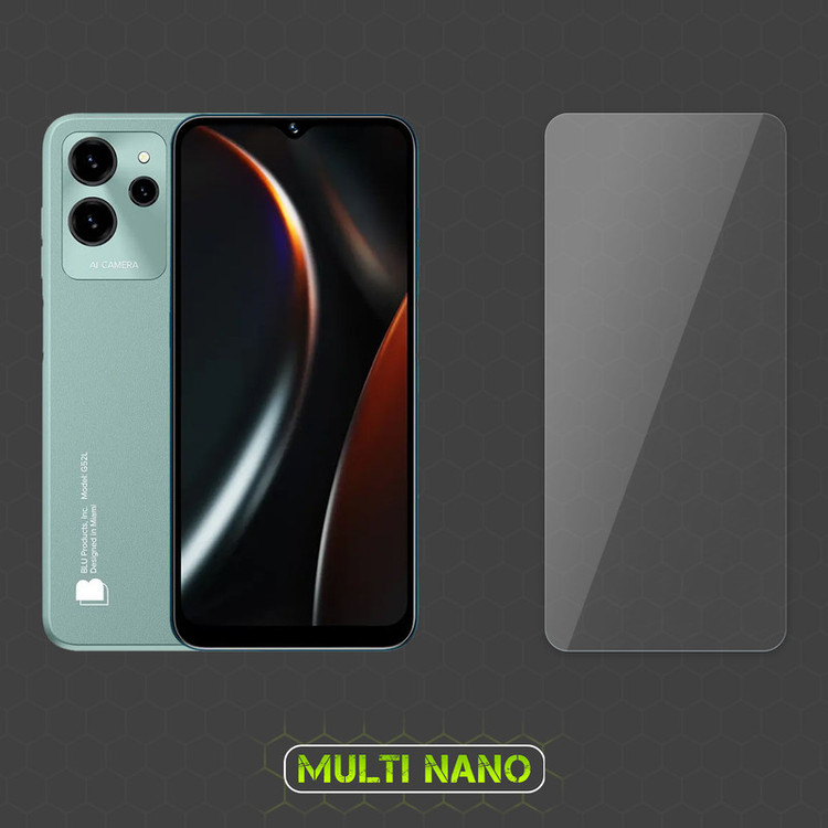 محافظ صفحه نمایش مولتی نانو مدل X-SFT مناسب برای گوشی موبایل بلو G52L به همراه محافظ پشت