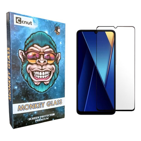 محافظ صفحه نمایش شیشه ای کوکونات مدل mnk مناسب برای گوشی موبایل شیائومی Poco C65