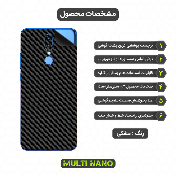 برچسب پوششی مولتی نانو مدل X-F1C مناسب برای گوشی موبایل بلو G9