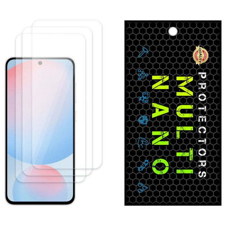 محافظ صفحه نمایش مولتی نانو مدل X-S3N مناسب برای گوشی موبایل سامسونگ Galaxy S24 FE بسته سه عددی