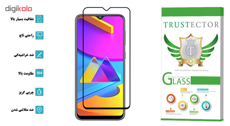محافظ صفحه نمایش تراستکتور مدل GSS مناسب برای گوشی موبایل سامسونگ Galaxy M10s