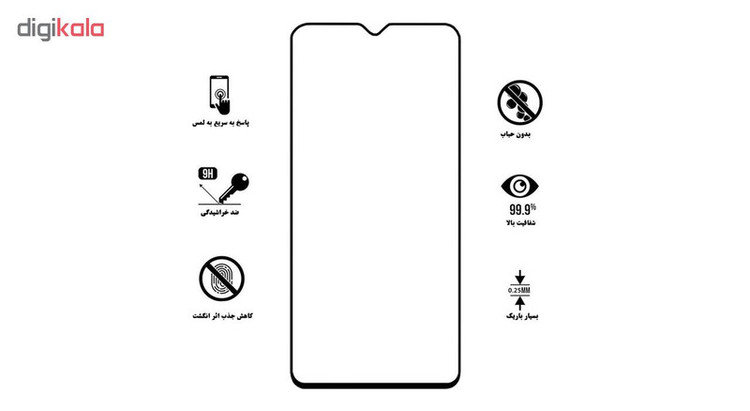 محافظ صفحه نمایش تراستکتور مدل GSS مناسب برای گوشی موبایل سامسونگ Galaxy M10s