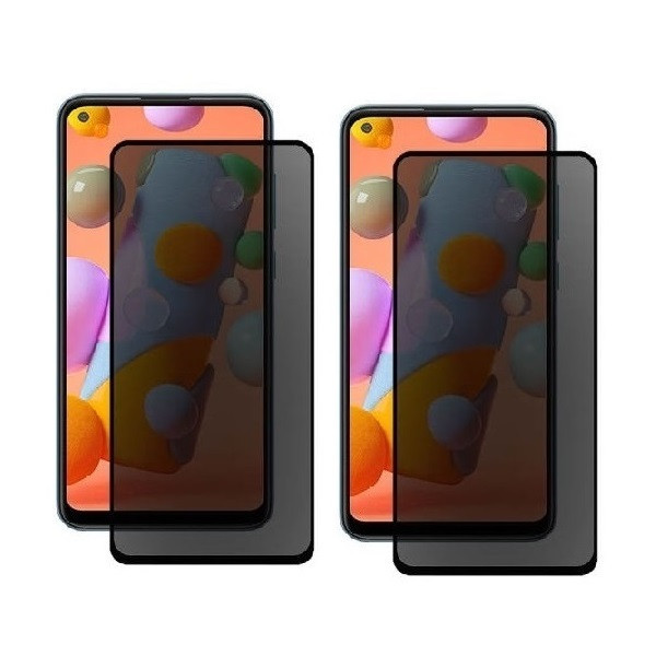 محافظ صفحه نمایش اسپایدر حریم شخصی مدل PRV مناسب برای گوشی موبایل سامسونگ Galaxy A22 4G بسته 2 عددی