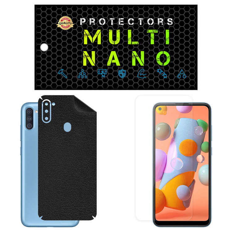محافظ صفحه نمایش مولتی نانو مدل X-SFL مناسب برای گوشی موبایل سامسونگ Galaxy A11 به همراه برچسب پوششی