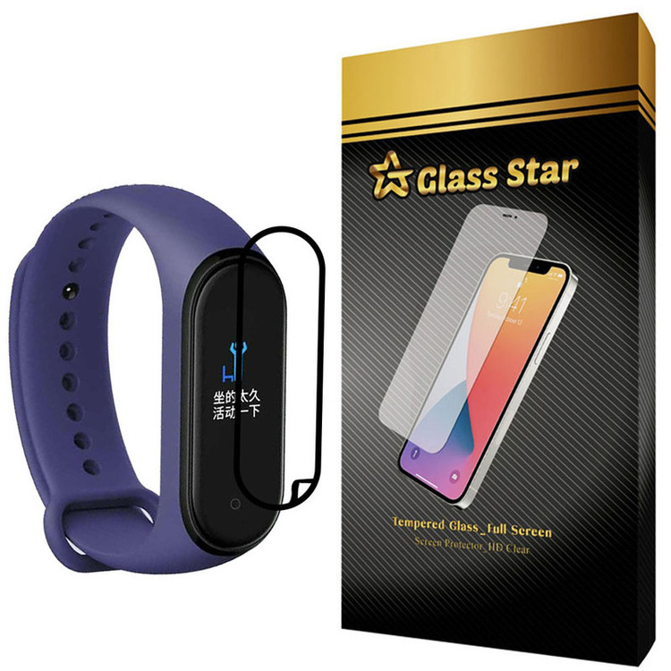 محافظ صفحه نمایش گلس استار مدل TSP مناسب برای مچ بند هوشمند شیائومی Mi Band 4