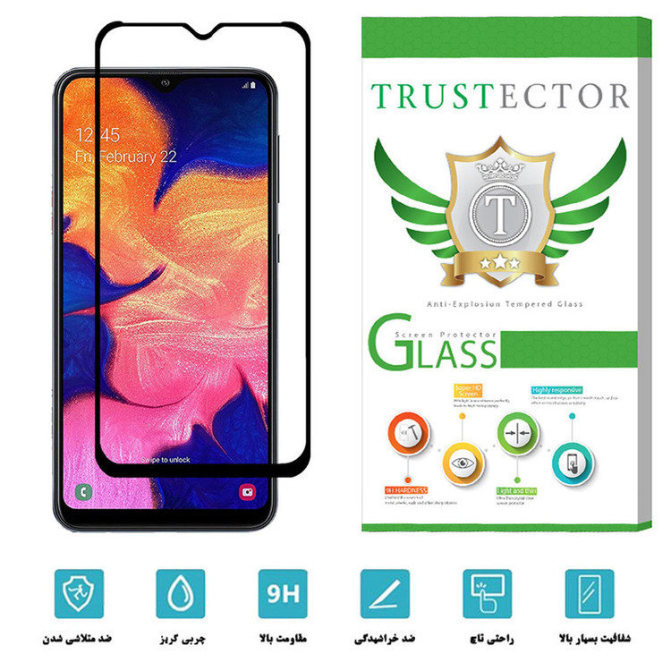 محافظ صفحه نمایش تراستکتور مدل FUL-T مناسب برای گوشی موبایل سامسونگ Galaxy A10