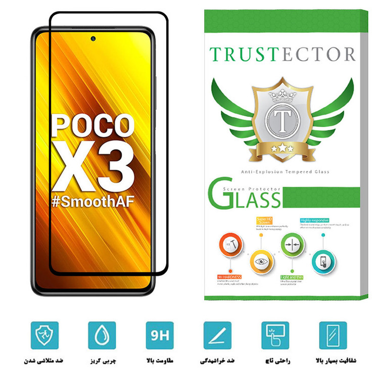 محافظ صفحه نمایش سرامیکی تراستکتور مدل CMC-T مناسب برای گوشی موبایل شیائومی Poco X3