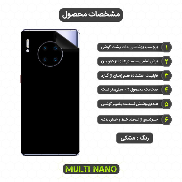 برچسب پوششی مولتی نانو مدل X-F1M مناسب برای گوشی موبایل هوآوی Mate 30E Pro