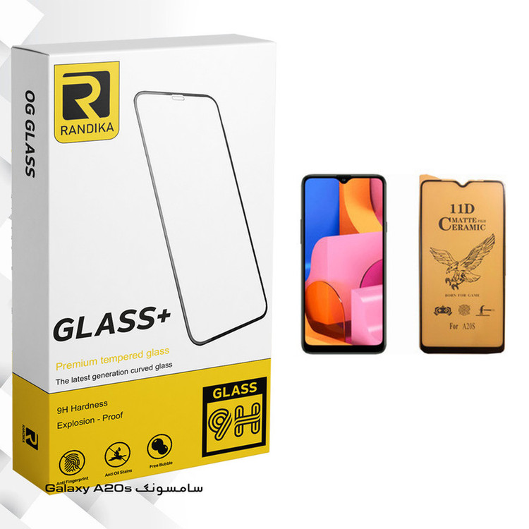 محافظ صفحه نمایش سرامیکی راندیکا مدل GLD مناسب برای گوشی موبایل سامسونگ Galaxy A20s
