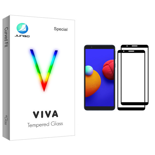 محافظ صفحه نمایش جانبو مدل Viva Glass مناسب برای گوشی موبایل سامسونگ Galaxy A01 Core بسته دو عددی
