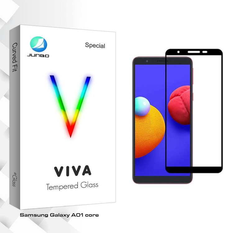 محافظ صفحه نمایش جانبو مدل Viva Glass مناسب برای گوشی موبایل سامسونگ Galaxy A01 core