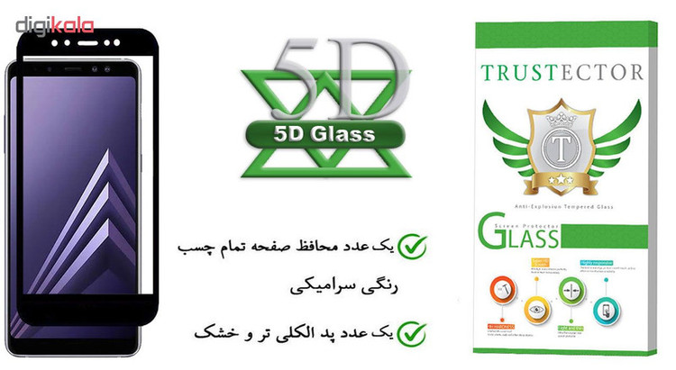 محافظ صفحه نمایش سرامیکی تراستکتور مدل CRM مناسب برای گوشی موبایل سامسونگ Galaxy A8 Plus 2018