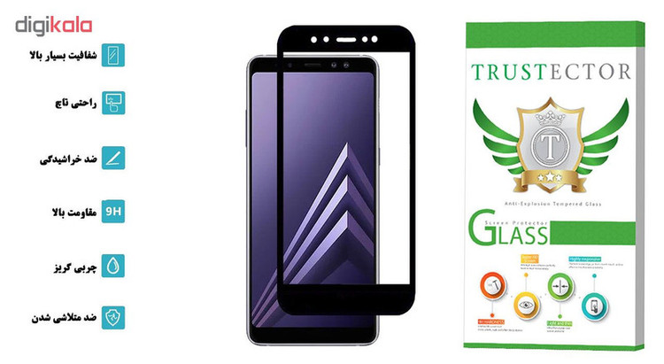 محافظ صفحه نمایش سرامیکی تراستکتور مدل CRM مناسب برای گوشی موبایل سامسونگ Galaxy A8 Plus 2018