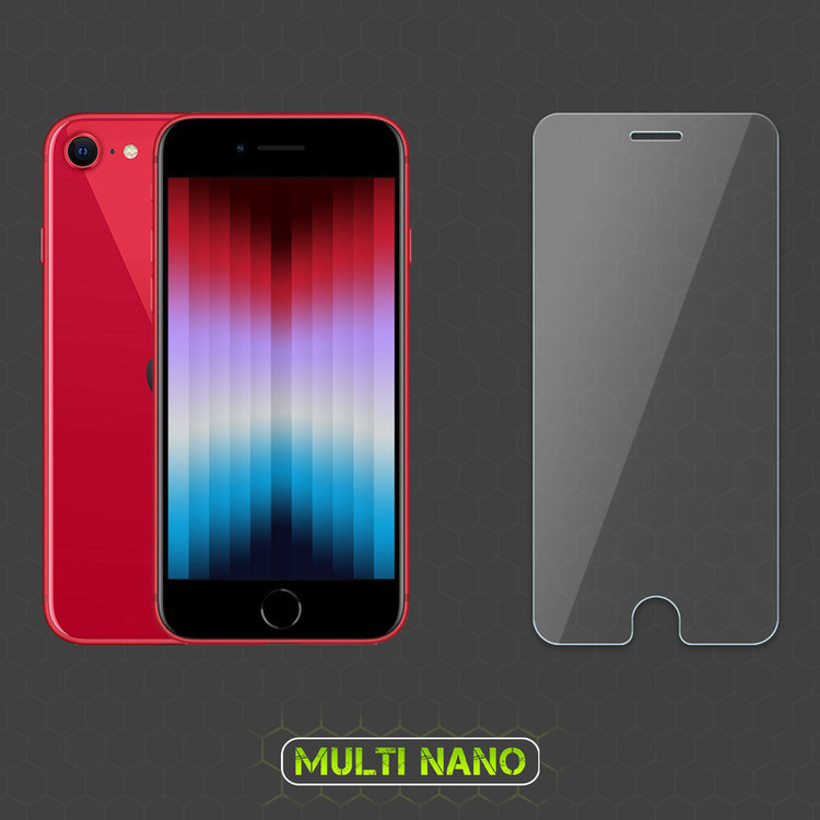 محافظ صفحه نمایش مولتی نانو مدل X-SFM مناسب برای گوشی موبایل اپل iPhone SE 2022 به همراه برچسب پوششی