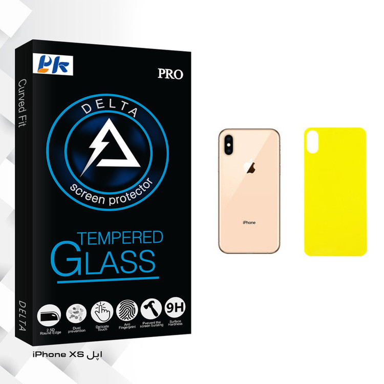 محافظ پشت گوشی پی کی مدل Delta Glass مناسب برای گوشی موبایل اپل iPhone XS
