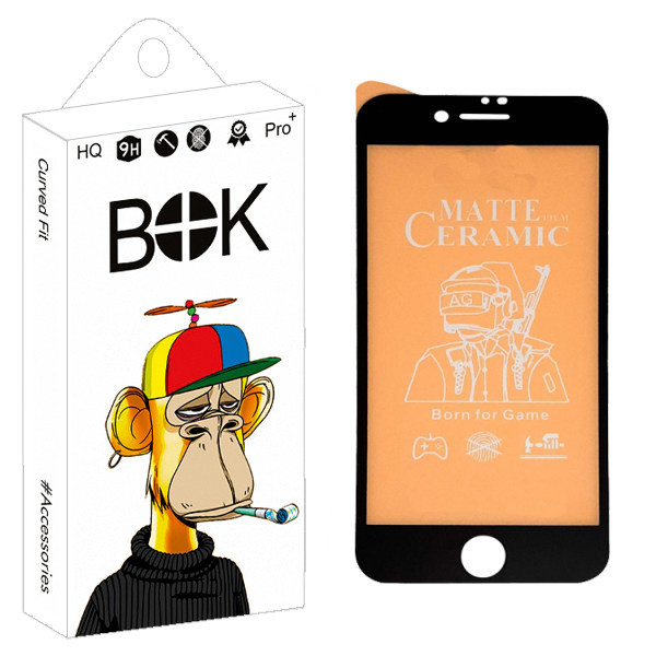 محافظ صفحه نمایش مات بوک مدل +HD مناسب برای گوشی موبایل اپل Iphone 7/ 8