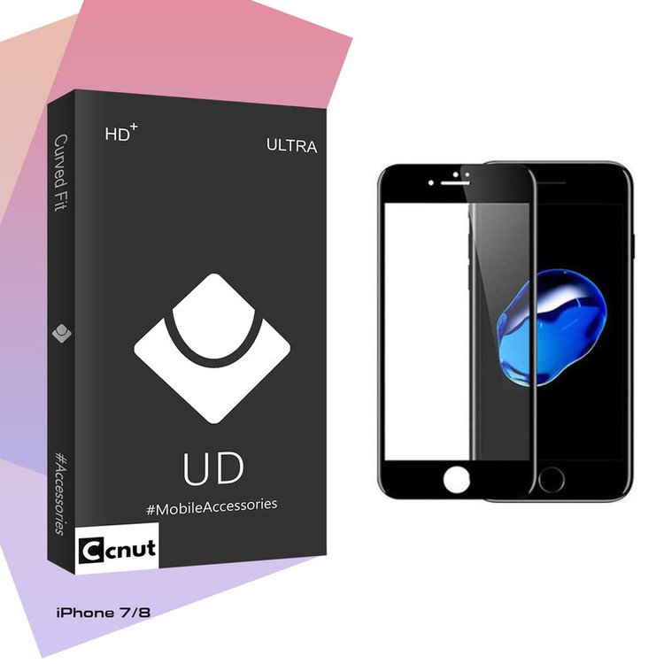 محافظ صفحه نمایش کوکونات مدل UD Black مناسب برای گوشی موبایل اپل iPhone 7/8
