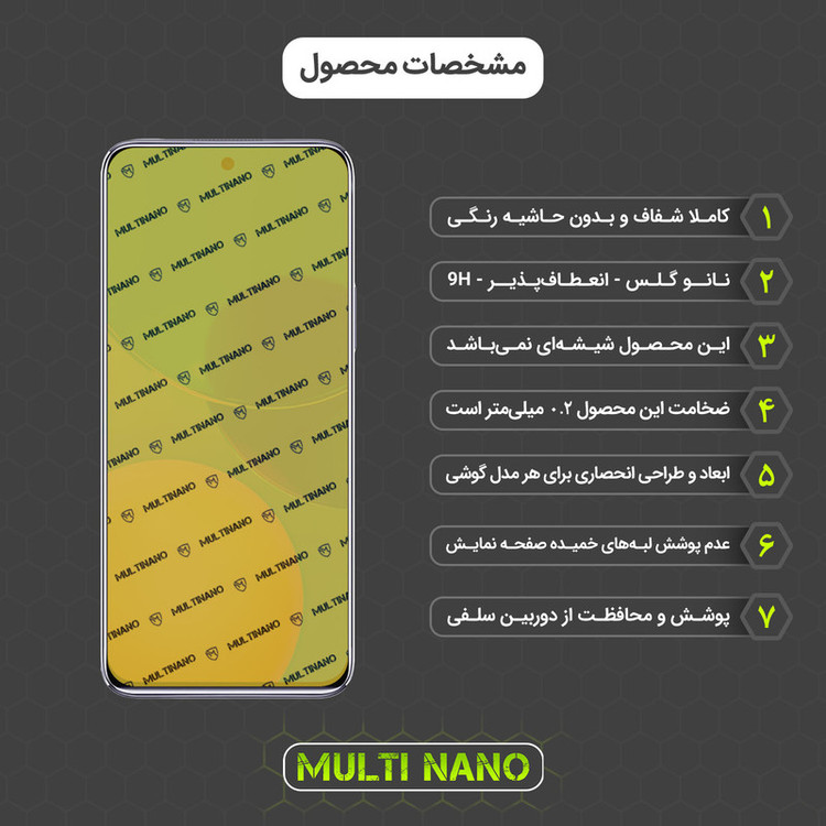محافظ صفحه نمایش مولتی نانو مدل X-SFL مناسب برای گوشی موبایل آنر Play 5T Pro به همراه برچسب پوششی