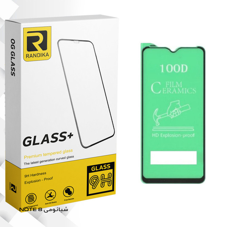 محافظ صفحه نمایش راندیکا مدل GLD مناسب برای گوشی شیائومی NOTE 8