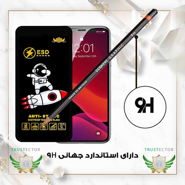محافظ صفحه نمایش تراستکتور مدل TPC20 مناسب برای گوشی موبایل شیائومی Redmi 13C 4G / Redmi 13C 5G / Redmi 13R / Poco C65 / سامسونگ Galaxy A05 / A05s / A06 / رد تون Red Tone E10