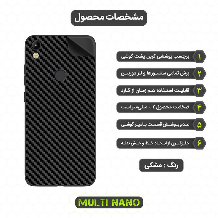 برچسب پوششی مولتی نانو مدل X-F1C مناسب برای گوشی موبایل تکنو Camon CM