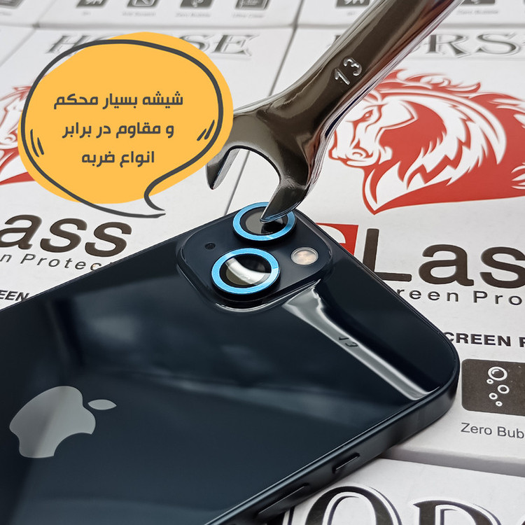 محافظ لنز دوربین هورس مدل SHABRANGH مناسب برای گوشی موبایل اپل iPhone 12 / 12 mini / 11