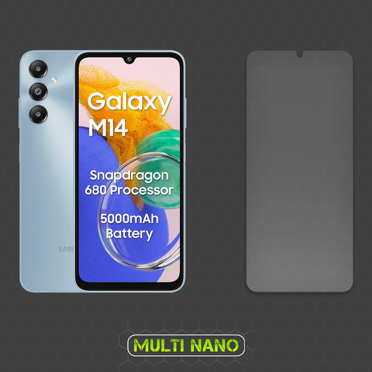 محافظ صفحه نمایش مات مولتی نانو مدل X-S2M مناسب برای گوشی موبایل سامسونگ Galaxy M14 4G بسته دو عددی