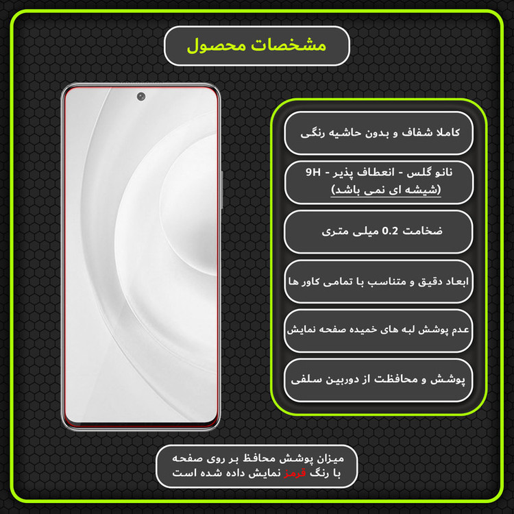 محافظ صفحه نمایش مولتی نانو مدل X-S2N مناسب برای گوشی موبایل آنر 50 SE بسته دو عددی