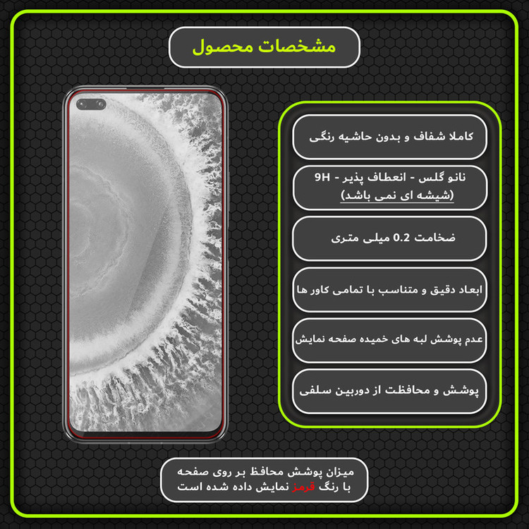 محافظ صفحه نمایش مولتی نانو مدل X-S2N مناسب برای گوشی موبایل آنر View 30 Pro بسته دو عددی
