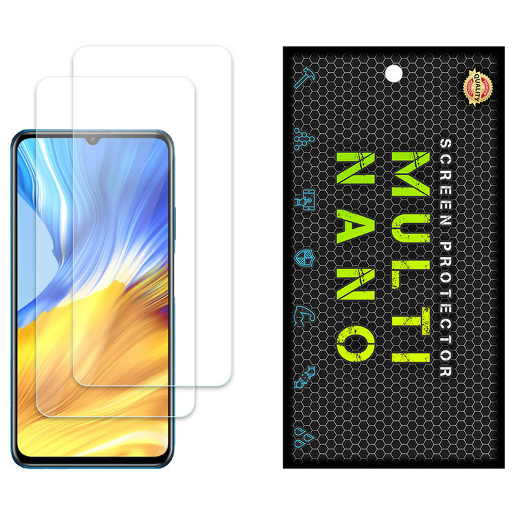 محافظ صفحه نمایش مولتی نانو مدل X-S2N مناسب برای گوشی موبایل آنر X10 Max بسته دو عددی