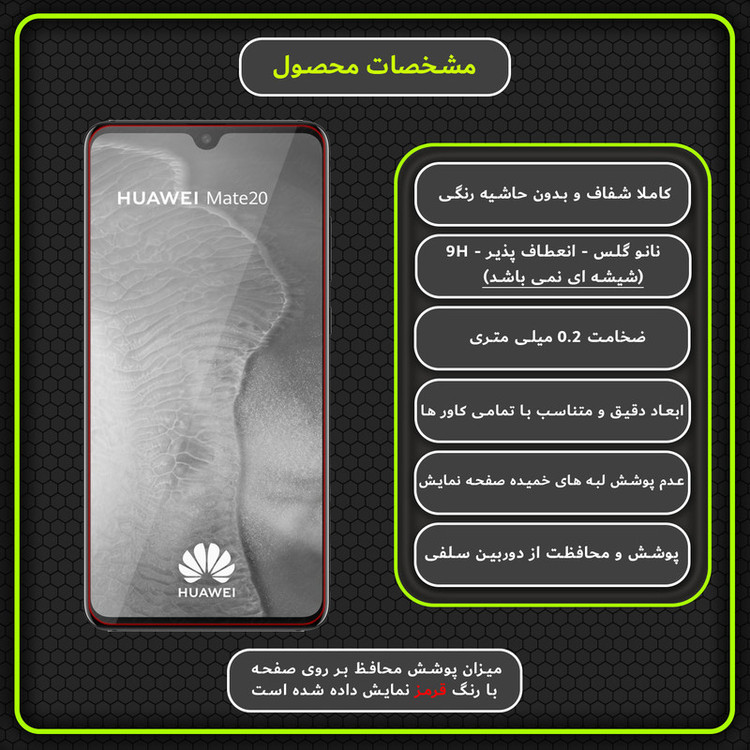 محافظ صفحه نمایش مولتی نانو مدل X-S2N مناسب برای گوشی موبایل هوآوی Mate 20 بسته دو عددی