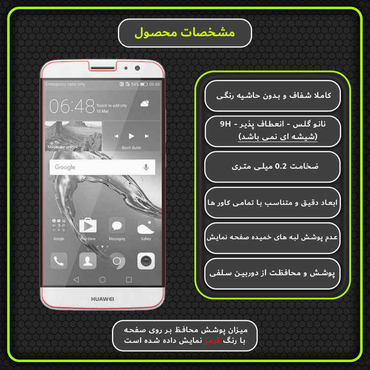 محافظ صفحه نمایش مولتی نانو مدل X-S1N مناسب برای گوشی موبایل هوآوی G9 Plus