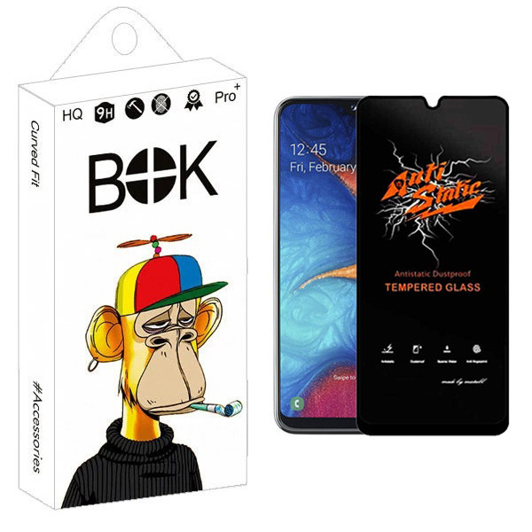 محافظ صفحه نمایش بوک مدل Carbon Antistatic مناسب برای گوشی موبایل سامسونگ Galaxy M30s