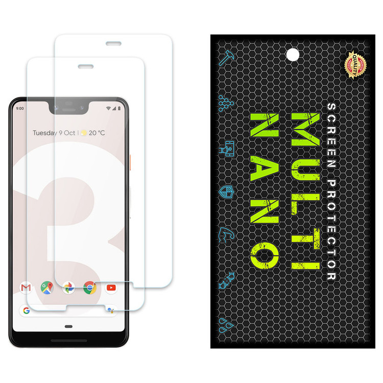 محافظ صفحه نمایش مولتی نانو مدل X-S2N مناسب برای گوشی موبایل گوگل Pixel 3 XL بسته دو عددی