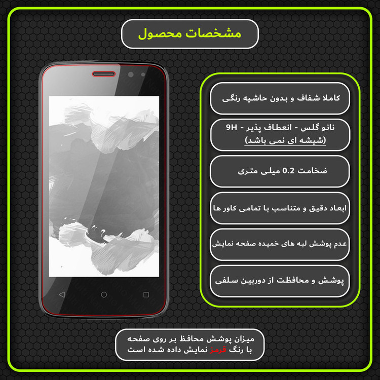 محافظ صفحه نمایش مولتی نانو مدل X-S2N مناسب برای گوشی موبایل جی ال ایکس Asa II بسته دو عددی