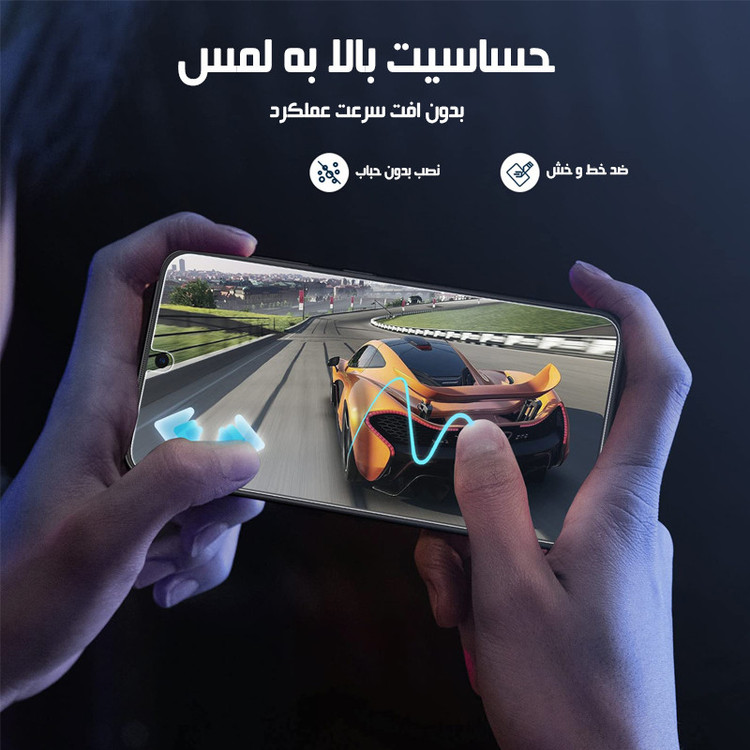 محافظ صفحه نمایش فورس گلس مدل SUPERCAT مناسب برای گوشی موبایل اپل iPhone 15