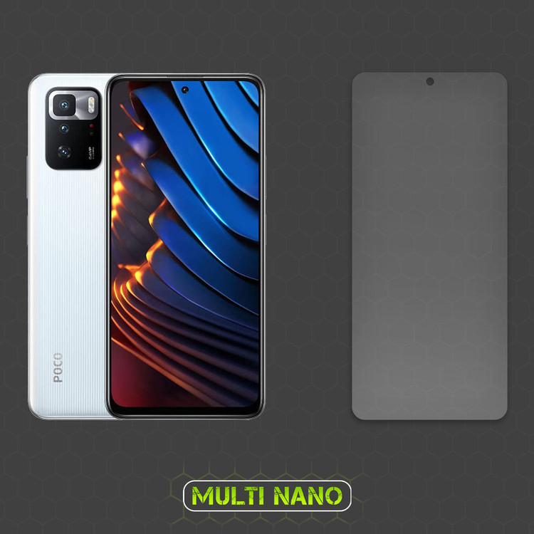 محافظ صفحه نمایش مات مولتی نانو مدل X-S2M مناسب برای گوشی موبایل شیائومی Poco X3 GT بسته دو عددی
