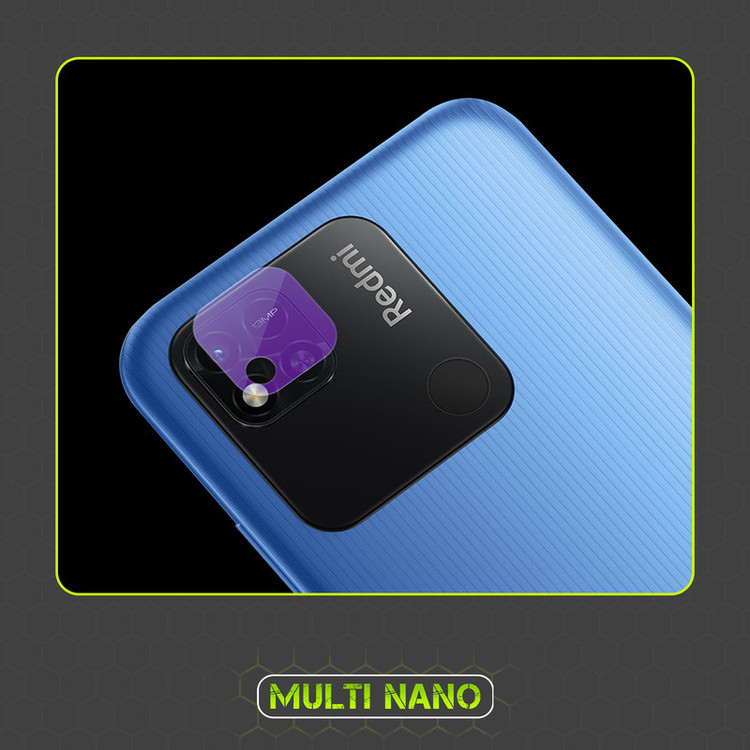 محافظ لنز دوربین بنفش مولتی نانو مدل X-L2P مناسب برای گوشی موبایل شیائومی Redmi 10A Sport بسته دو عددی