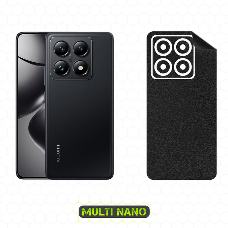 برچسب پوششی مولتی نانو طرح چرم مدل X-F1L مناسب برای گوشی موبایل شیائومی 14T Pro