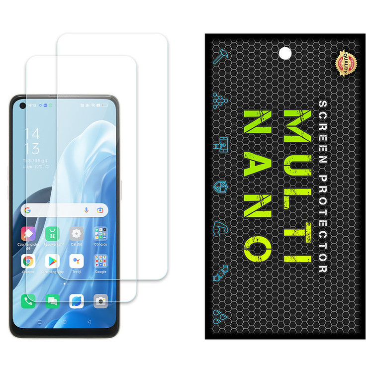 محافظ صفحه نمایش مولتی نانو مدل X-S2N مناسب برای گوشی موبایل اوپو Reno7 بسته دو عددی