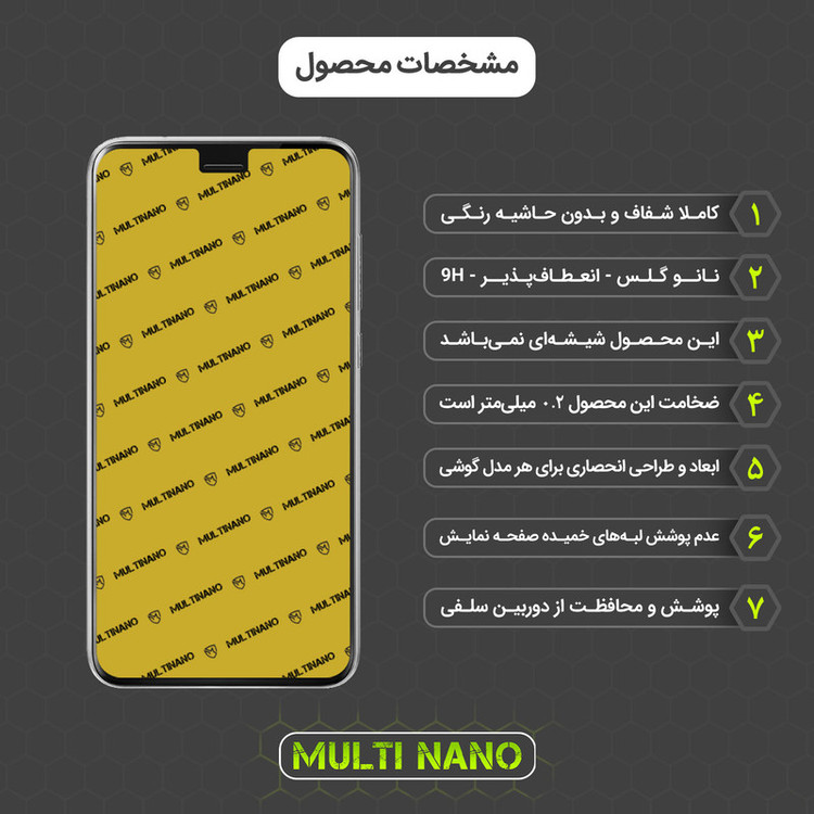 محافظ صفحه نمایش مولتی نانو مدل X-SFG مناسب برای گوشی موبایل هوآوی P8 Lite به همراه برچسب پوششی پشت