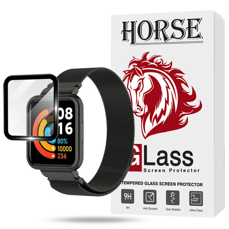محافظ صفحه نمایش هورس مدل PMMH20 مناسب برای ساعت هوشمند شیائومی Redmi Watch 2 Lite
