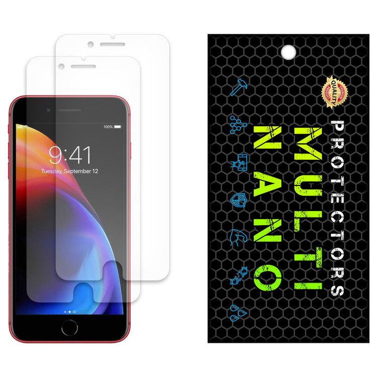 محافظ صفحه نمایش مات مولتی نانو مدل X-S2M مناسب برای گوشی موبایل اپل iPhone 8 Plus بسته دو عددی