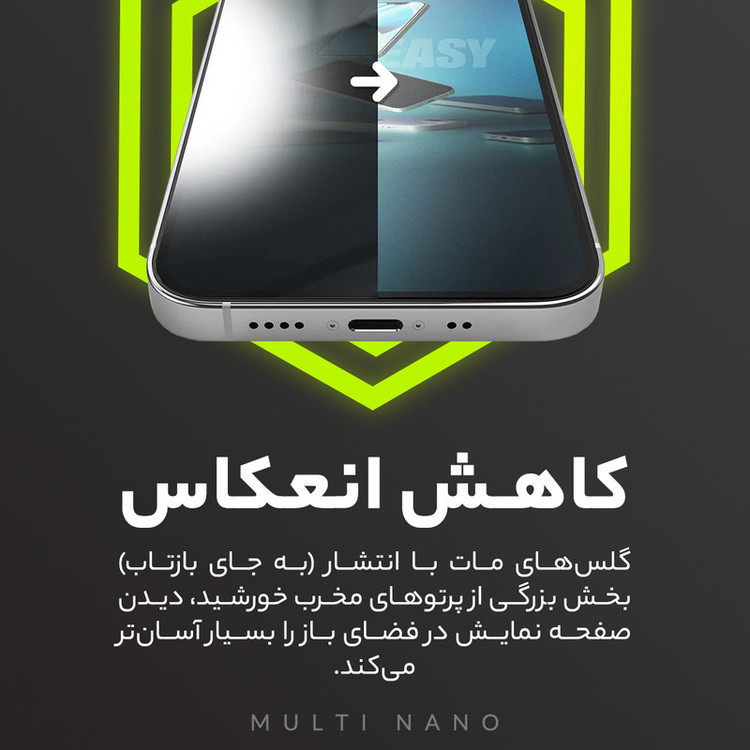 محافظ صفحه نمایش مات مولتی نانو مدل X-S2M مناسب برای گوشی موبایل اپل iPhone 13 بسته دو عددی