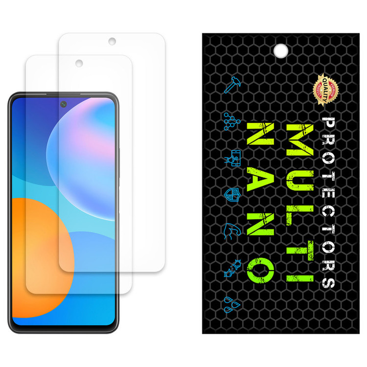 محافظ صفحه نمایش مات مولتی نانو مدل X-S2M مناسب برای گوشی موبایل هوآوی P Smart 2021 بسته دو عددی