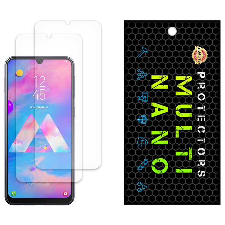 محافظ صفحه نمایش مات مولتی نانو مدل X-S2M مناسب برای گوشی موبایل سامسونگ Galaxy M30 بسته دو عددی