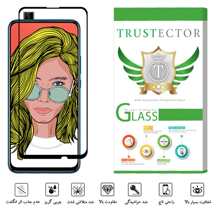 محافظ صفحه نمایش سرامیکی تراستکتور مدل CRM مناسب برای گوشی موبایل هوآوی P Smart Z