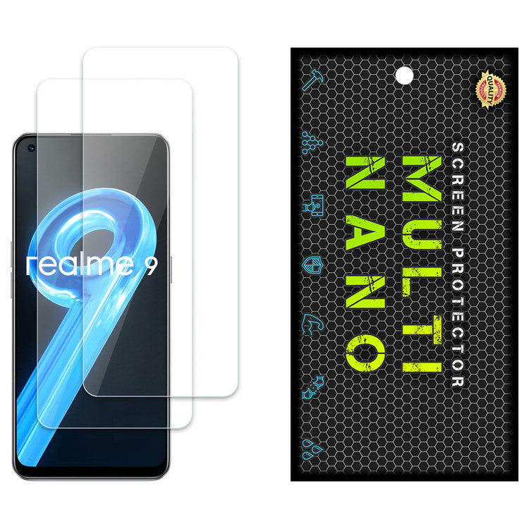 محافظ صفحه نمایش مولتی نانو مدل X-S2N مناسب برای گوشی موبایل ریلمی 9 4G بسته دو عددی