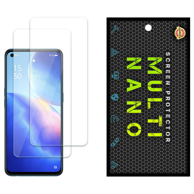 محافظ صفحه نمایش مولتی نانو مدل X-S2N مناسب برای گوشی موبایل اوپو Reno5 K بسته دو عددی